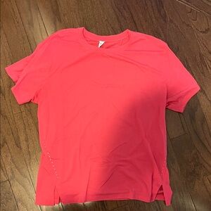 Lululemon Athletica Vibrant Pink Short Sleeve Tee